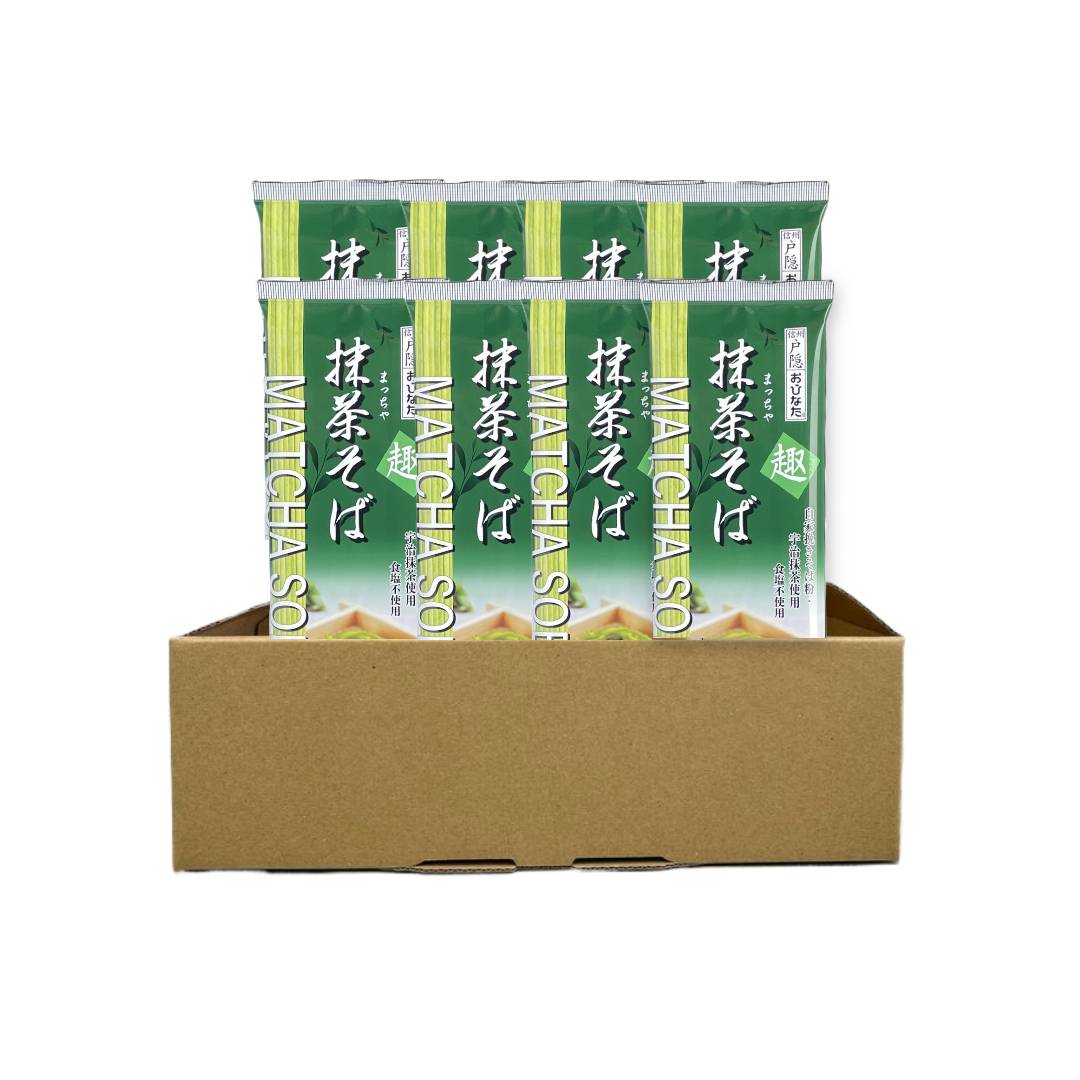 趣の抹茶そば8入