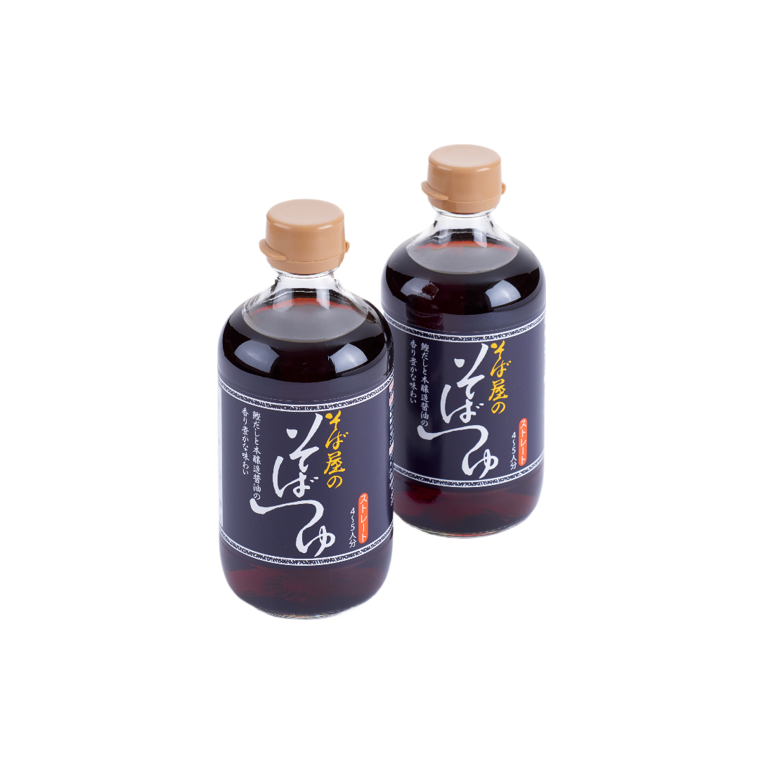 つゆ400ml×２本　薄めずにそのままお使いいただけます　