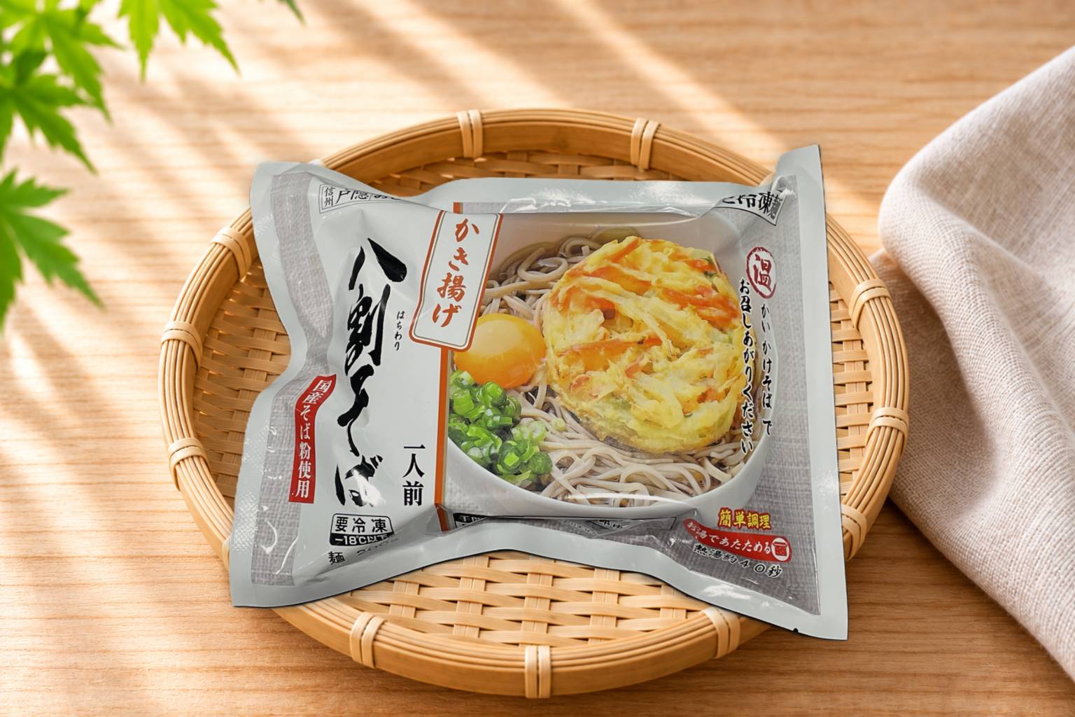 かき揚げ八割そば パッケージ