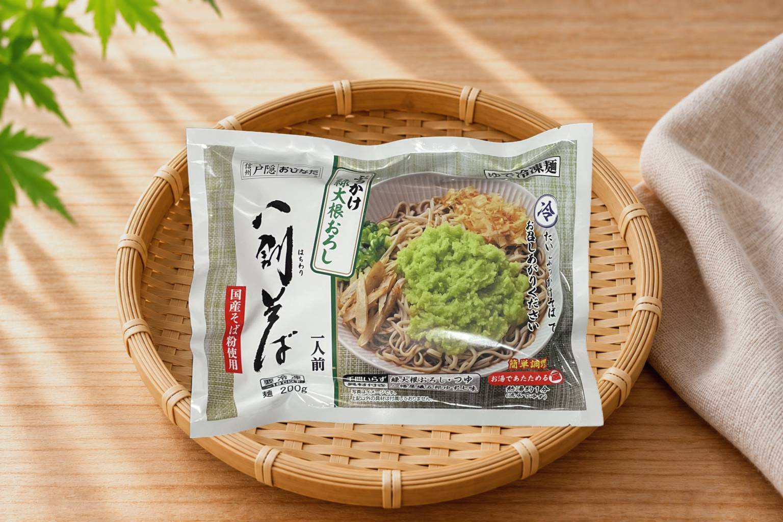 緑だいこんおろし八割そば パッケージ
